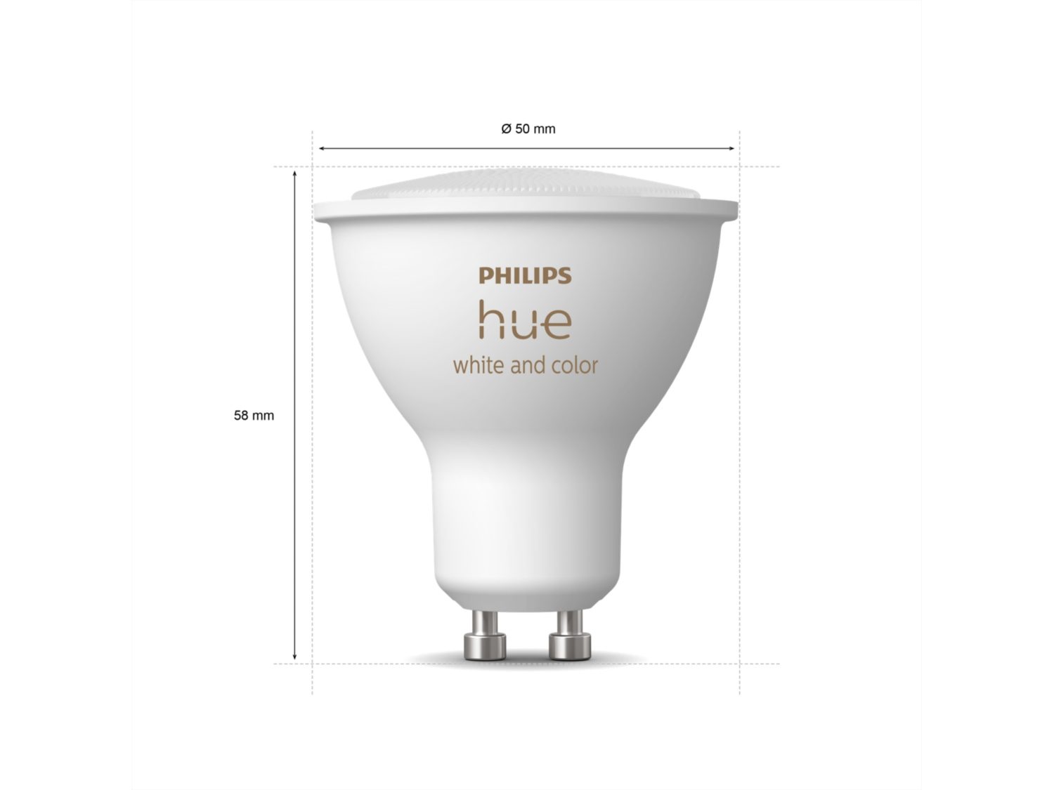 Philips Hue Starterkit 3x GU10 4.3W Color Ambiance + Bridge + Dimmer - Slimme lamp