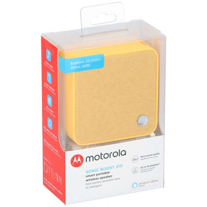 Motorola SonicBoost 210 Geel - Draadloze speaker