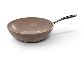 Cook & Pan Taupe of Mind Wokpan 30 cm