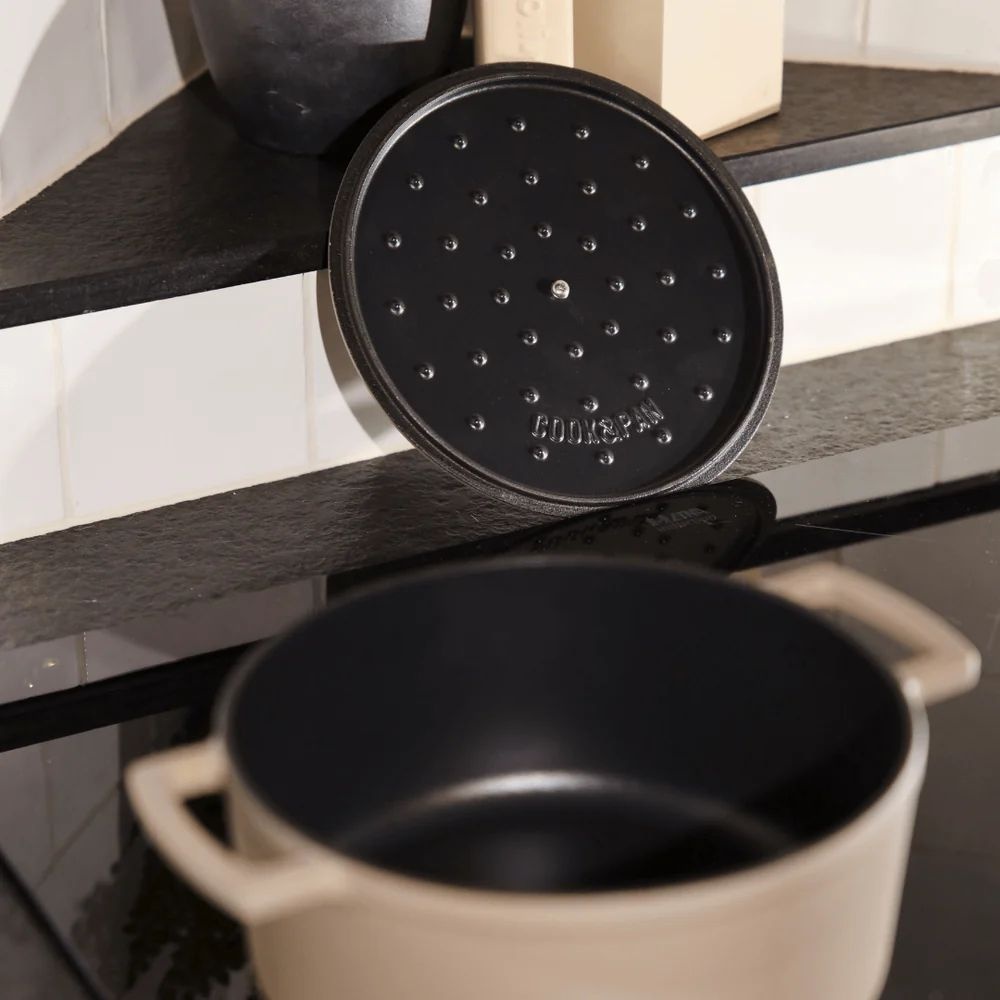 Cook & Pan Taupe of Mind Gietijzeren braadpan 24 cm