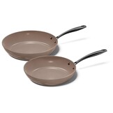 Cook and Pan Taupe of Mind 2-delige Koekenpannenset