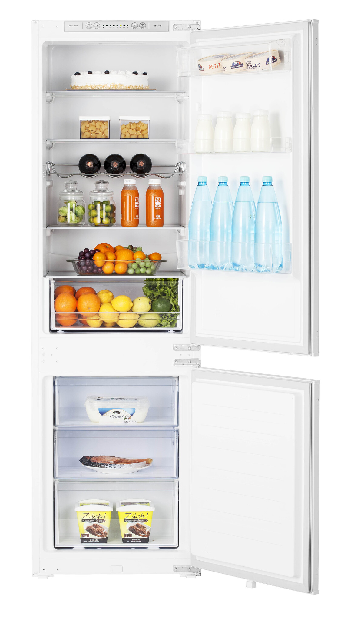 Frilec BERLIN278-NF-011E - Inbouw koel-vriescombinatie
