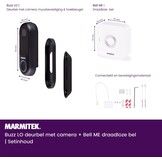 Marmitek Buzz LO + Bell ME Wit - Deurbel