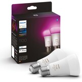 Philips Hue 2x E27 9W A60 Color Ambiance Duo Pack - Slimme lamp