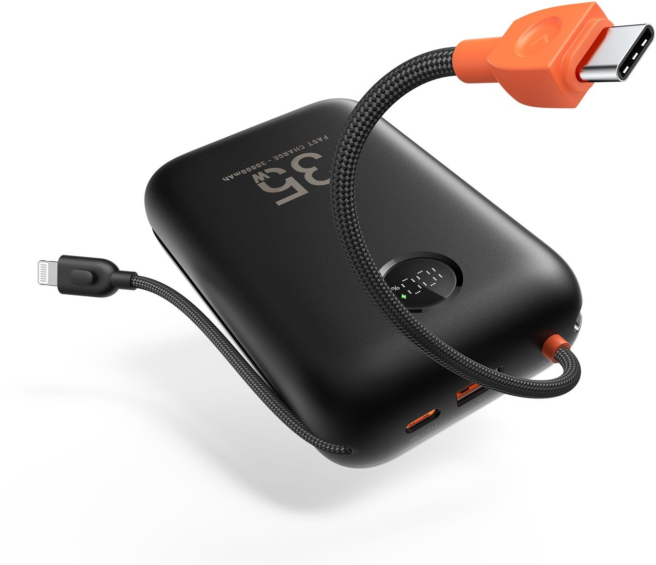 Veger K1 W1188 10.000 mAh Powerbank Zwart - Powerbank