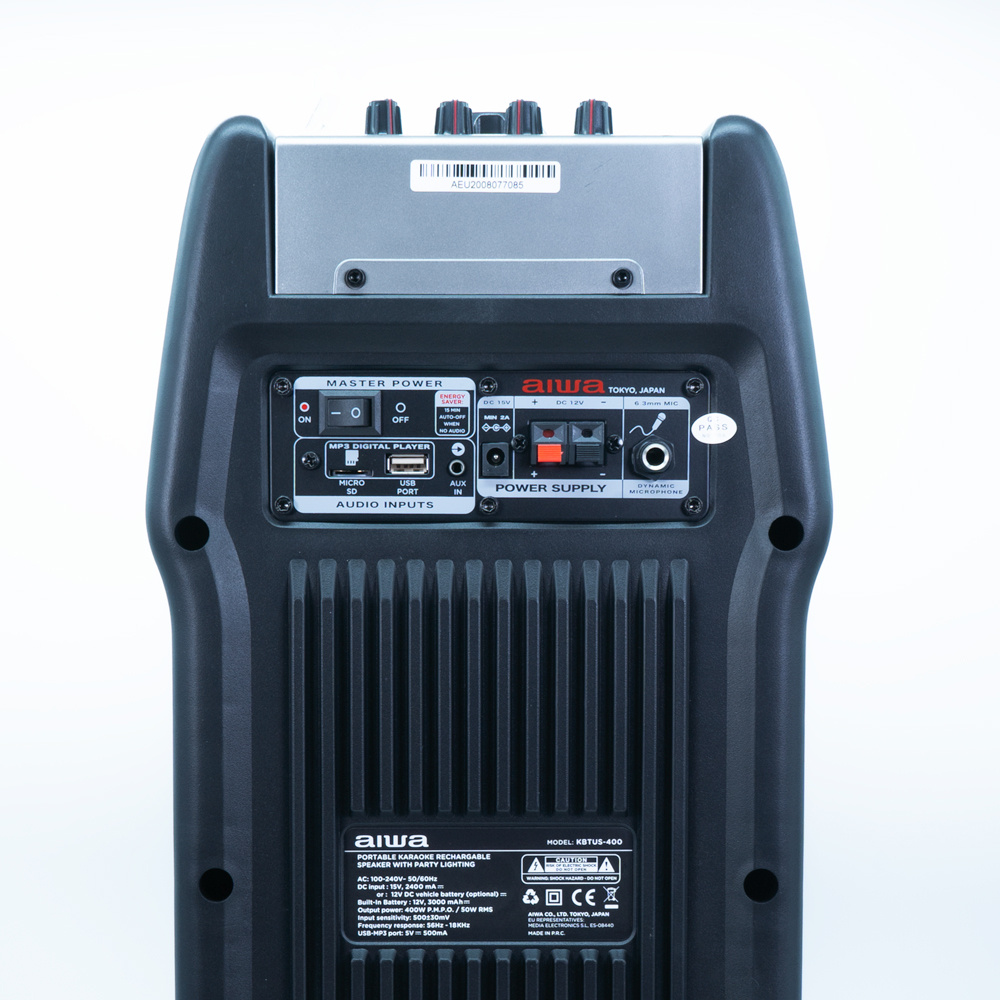 Aiwa KBTUS-400 Karaokesysteem - Draadloze speaker