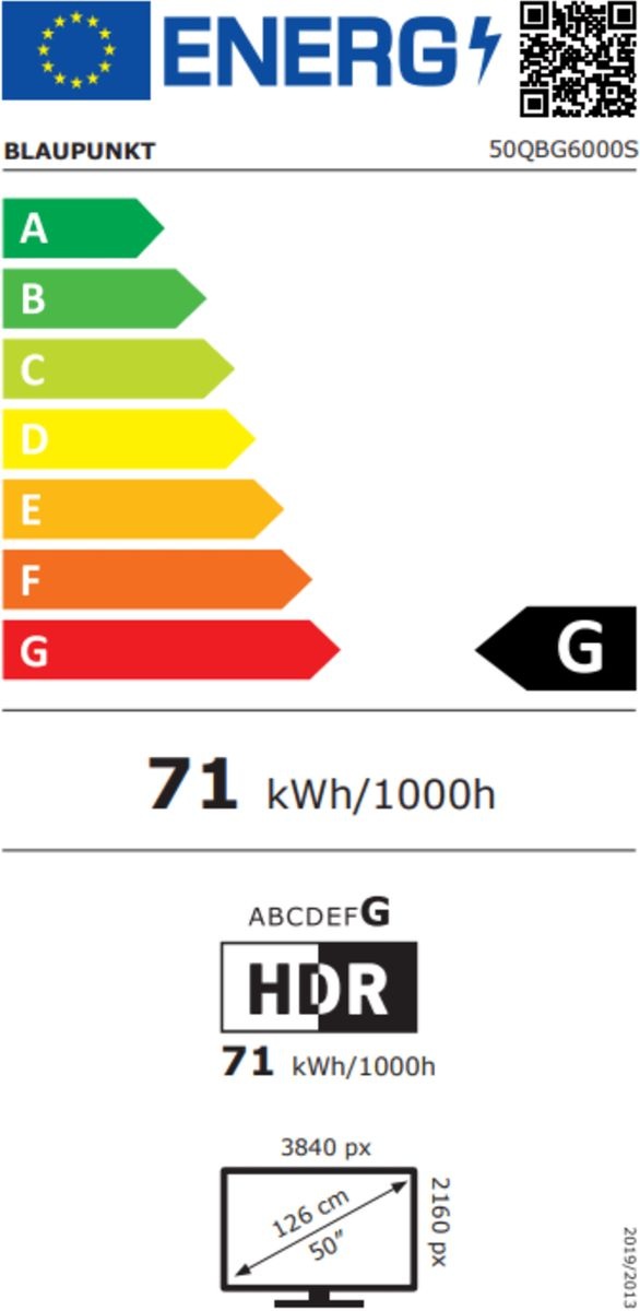 Blaupunkt 50QBG6000S - QLED TV