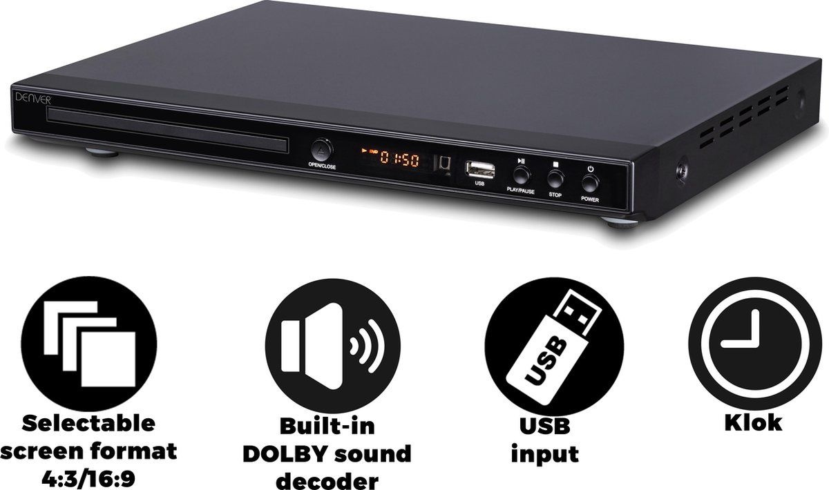 Denver DVH-1245 - DVD speler