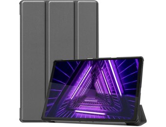 Just in Case Smart Tri-Fold Case - Lenovo M10HD - Grijs - Tablethoes