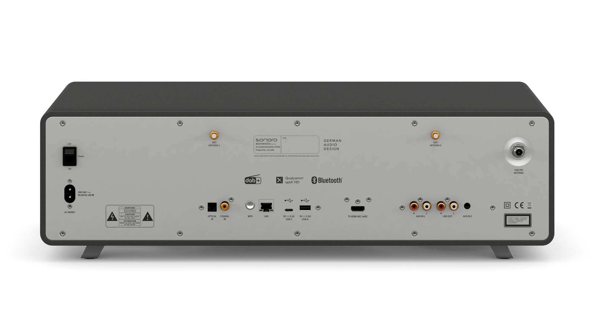Sonoro Meisterstuck II Gen.2 Mat grafiet - Radio