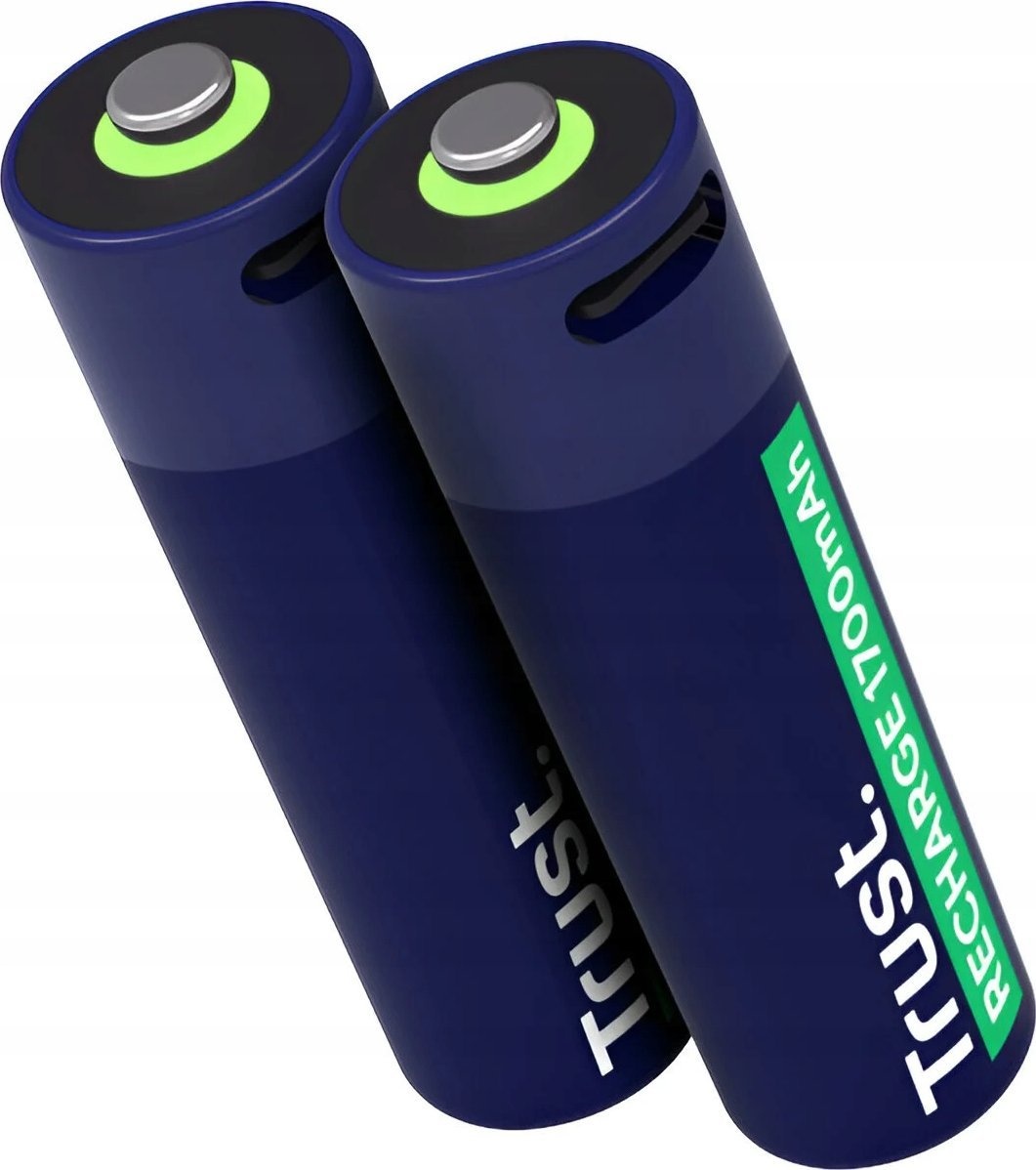 Trust USB-C oplaadbare AA-batterijen