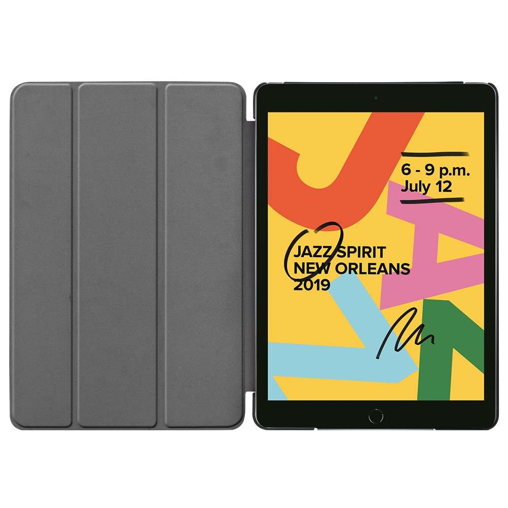 Just in Case  Smart Tri-Fold Case voor Apple iPad 10.2 Zwart - Tablethoes