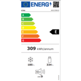 ETNA AKV578RVS - Amerikaanse koelkast