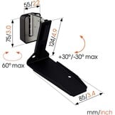 Vogel's SWM 4131 voor Sonos Era 300 Zwart