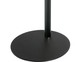 Cavus voet 37cm Rond Zwart staal