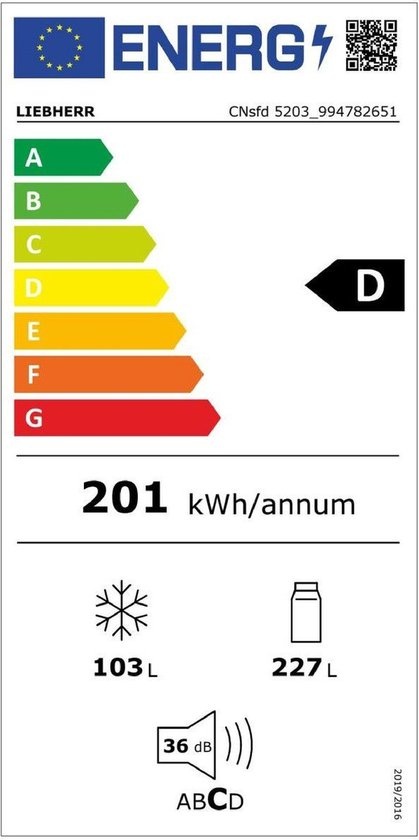 Liebherr CNsfd 5224-20 - Koel-vriescombinatie