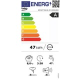 Beko BM3WFT3841B EnergySpin - Wasmachine