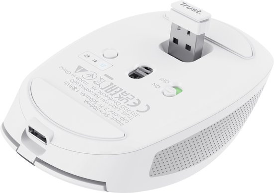 Trust Ozaa Compact Wit - Muis