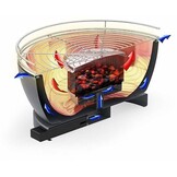 Feuerdesign Teide Wit/Creme - Tafelbarbecue