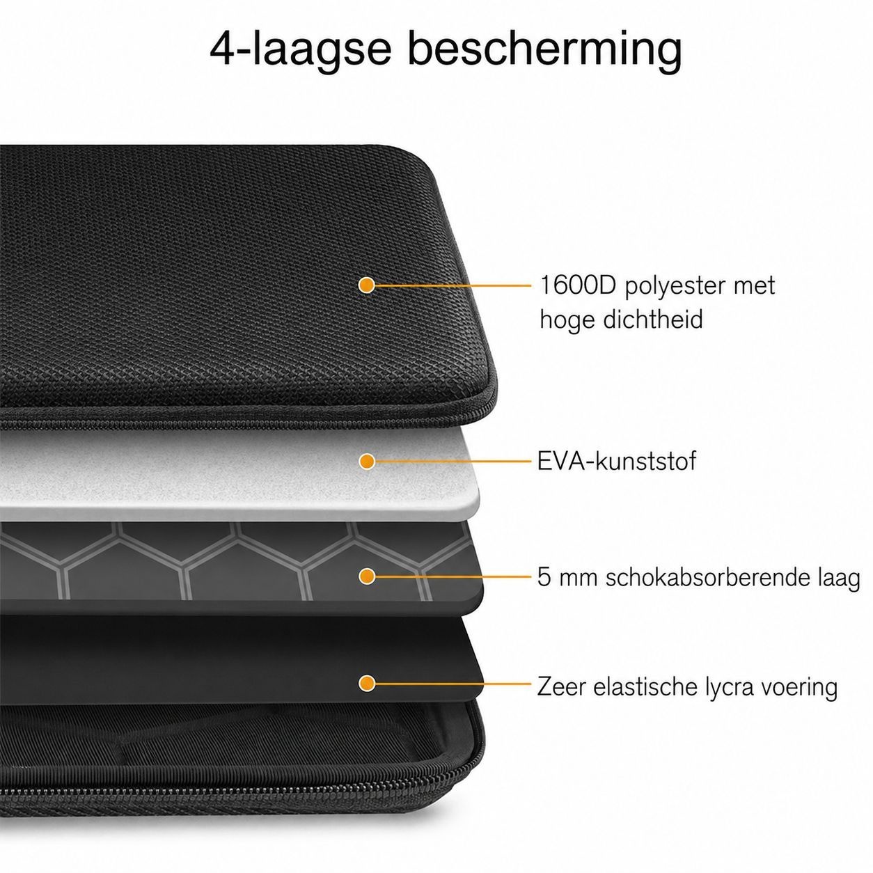 Laptophoes 13-14 inch Roze (Hardcase) - Laptophoes