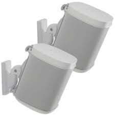 Sanus Speaker Wandsteun - Sonos ONE-PLAY:1 Pair - White - Muurbeugel