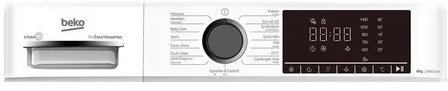 Beko B1W864WB BE SteamCure - Wasmachine