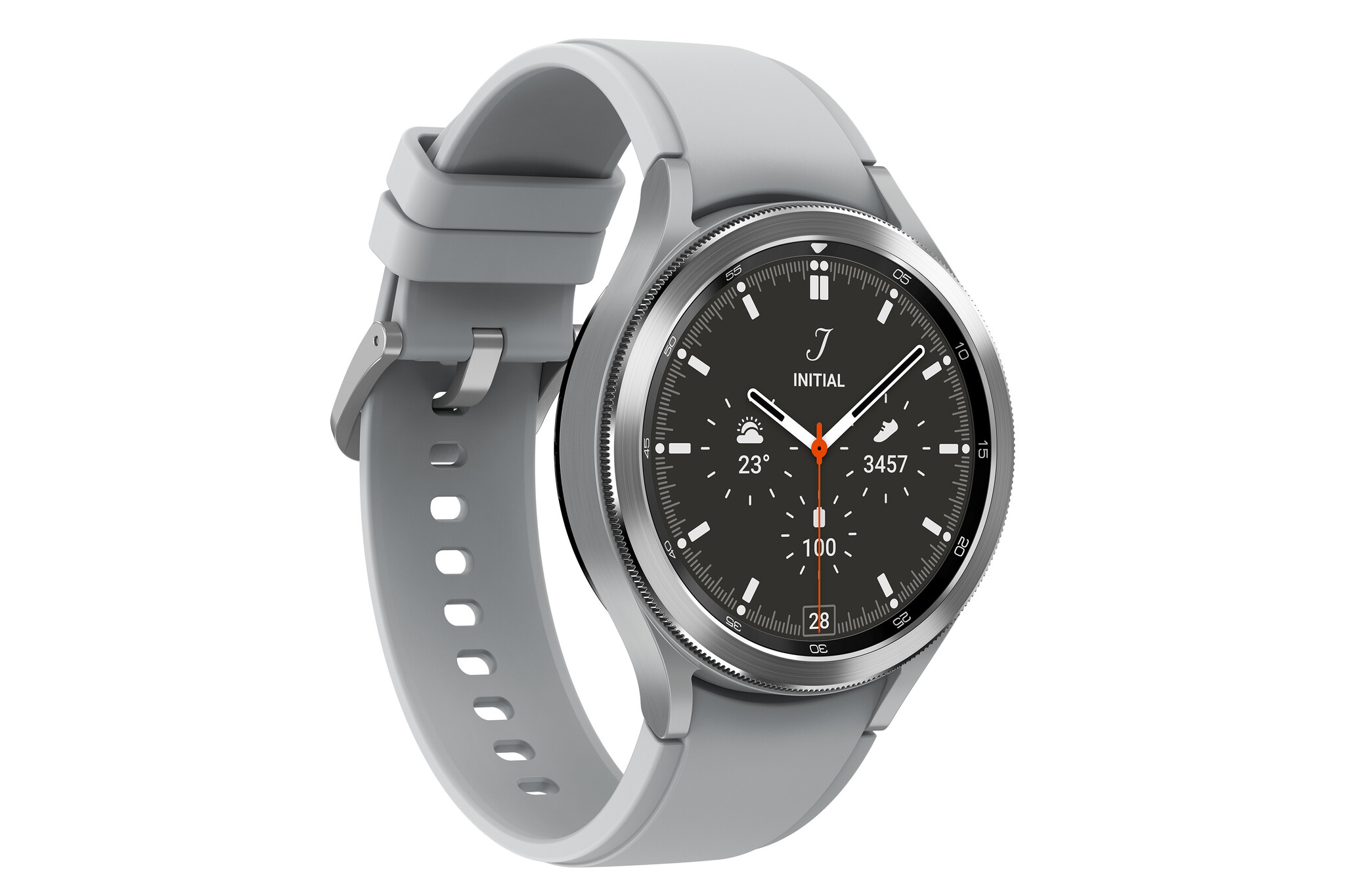 Samsung Galaxy Watch4 Classic 46mm Zilver - Smartwatch