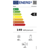 Bosch KGE36EWCP Serie 6 EXCLUSIV - Koel-vriescombinatie