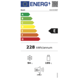 Bosch KGV33VWEP Serie 4 EXCLUSIV - Koel-vriescombinatie