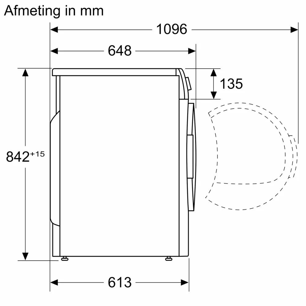 Bosch WTH8520MNL Serie 4 EXCLUSIV - Warmtepompdroger