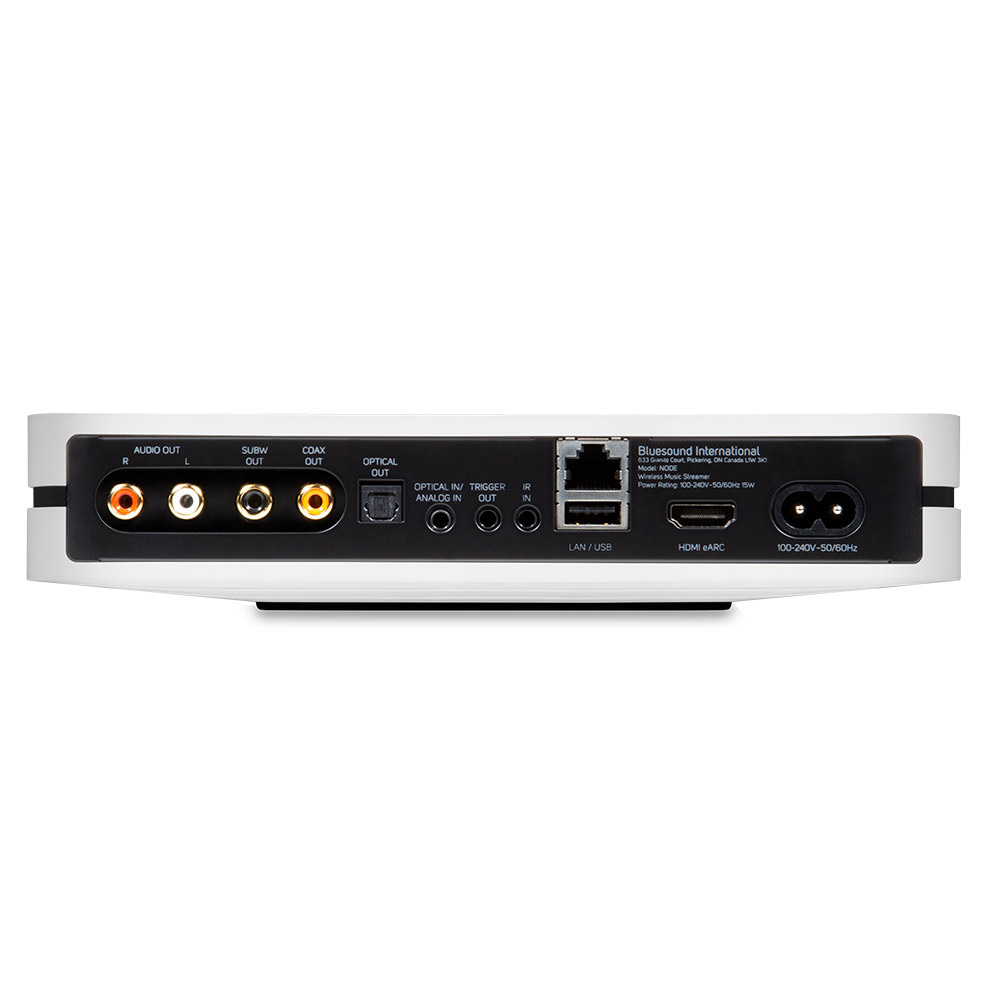Bluesound Node N130 Wit - Audiostreamer