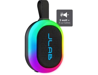 JLab Pop Party Zwart - Draadloze speaker