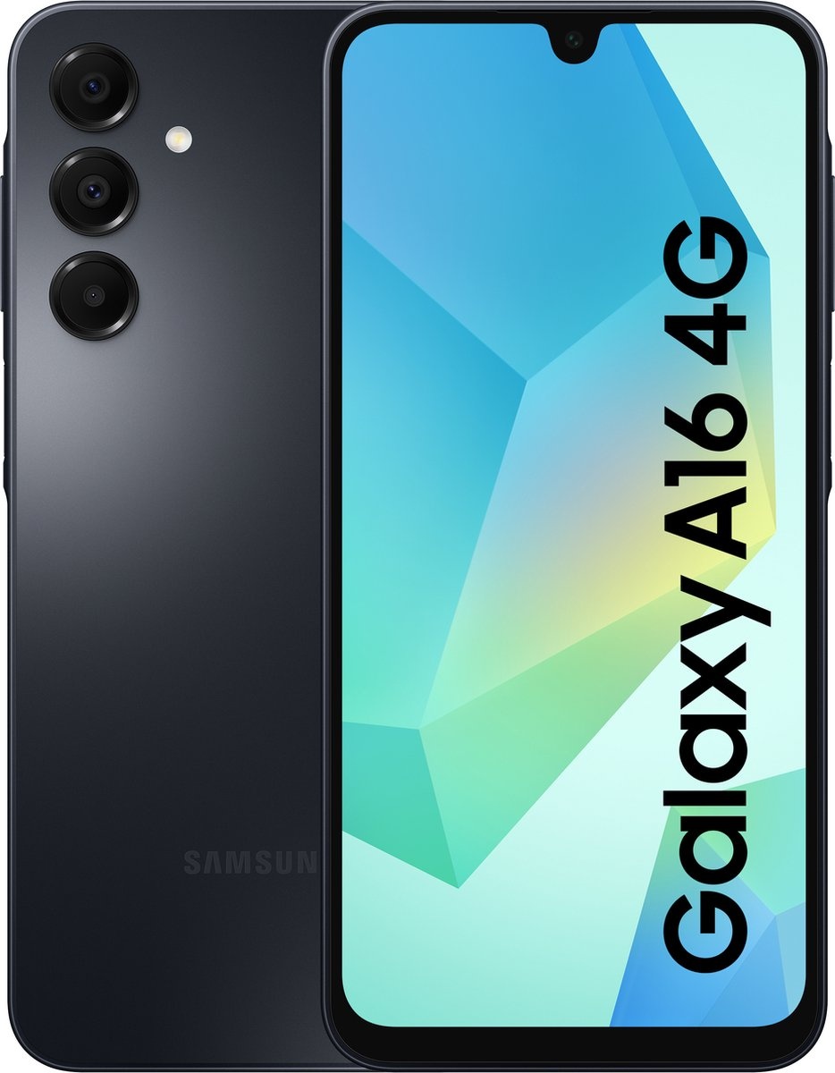 Samsung Galaxy A16 4G 128GB Zwart - Mobiele telefoon