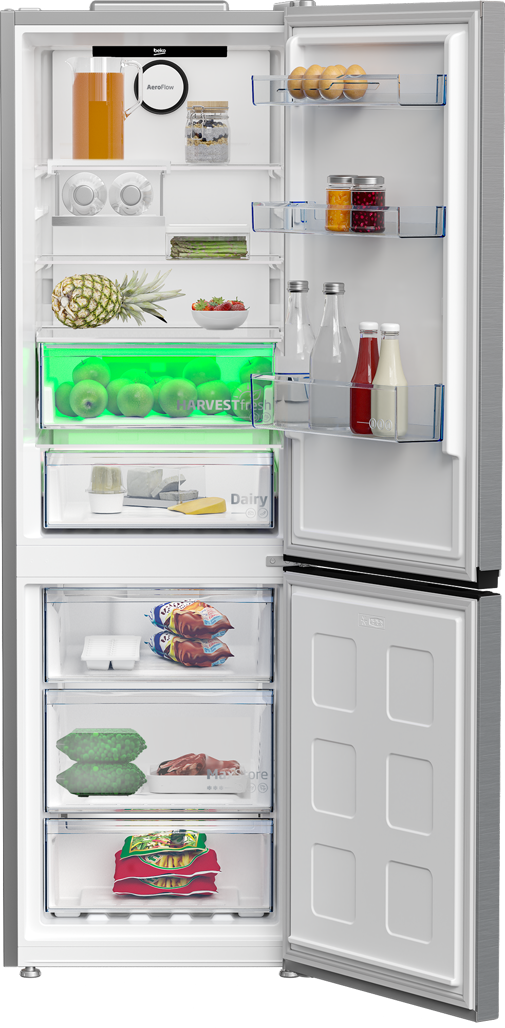 Beko B5RCNA366HG - Koel-vriescombinatie