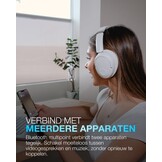 JLab JBuds LUX ANC Cloud White - Draadloze koptelefoon