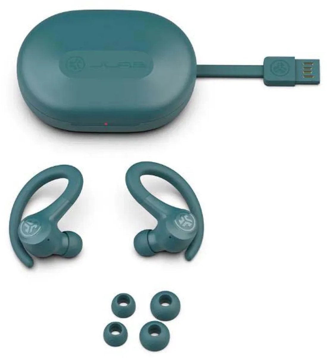 JLab Go Air Sport True Wireless Teal - Draadloze oordopjes