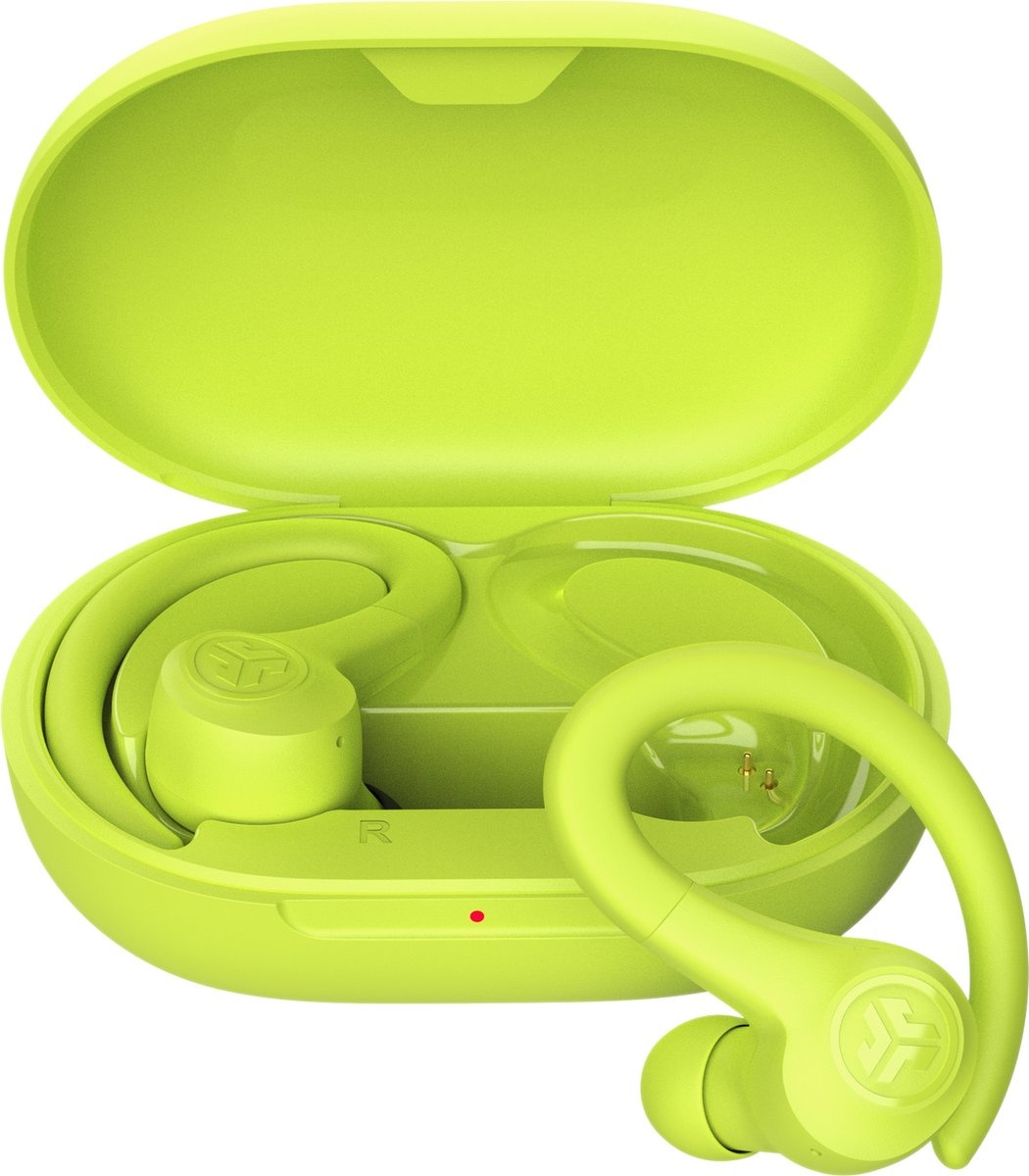 JLab Go Air Sport True Wireless Neon Geel - Sportoordopjes