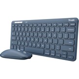 Trust Lyra Blauw - Toetsenbord + muis set