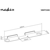 Nedis SBMT55BK Soundbarbeugel voor Sonos Beam Zwart