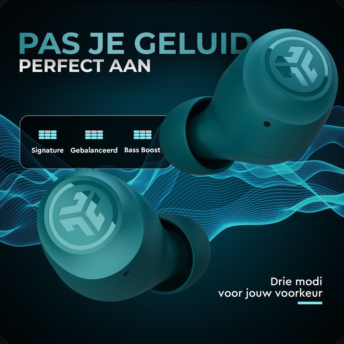 JLab Go Air Pop True Wireless Groen - Draadloze oordopjes