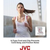 JVC HA-ECX20 Zwart - Sportoordopjes