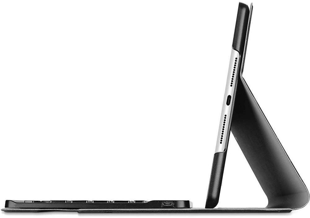 Just In Case Just in Case Premium Bluetooth Keyboard - Apple iPad 10.2 - Zwart - Tablethoes