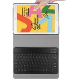 Just In Case Just in Case Premium Bluetooth Keyboard - Apple iPad 10.2 - Zwart - Tablethoes