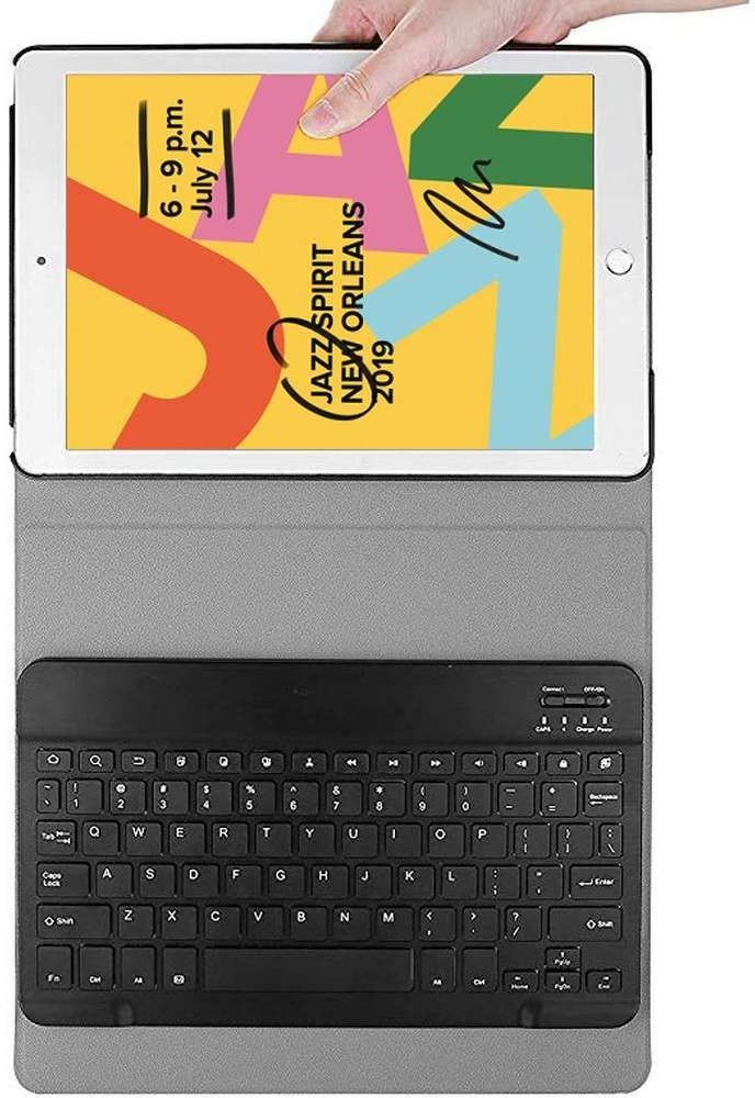 Just In Case Just in Case Premium Bluetooth Keyboard - Apple iPad 10.2 - Zwart - Tablethoes