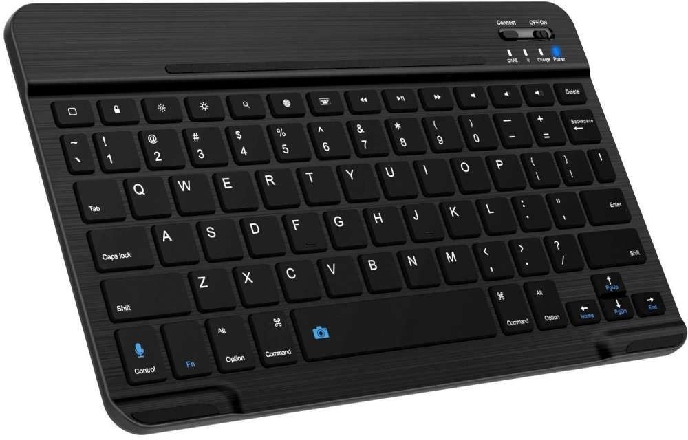 Just In Case Just in Case Premium Bluetooth Keyboard - Apple iPad 10.2 - Zwart - Tablethoes