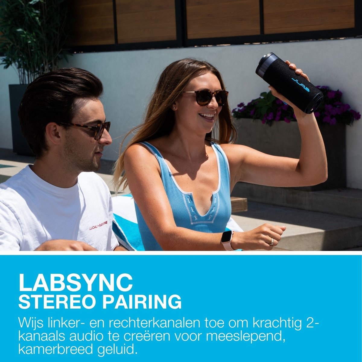 JLab Go Party Zwart - Draadloze speaker
