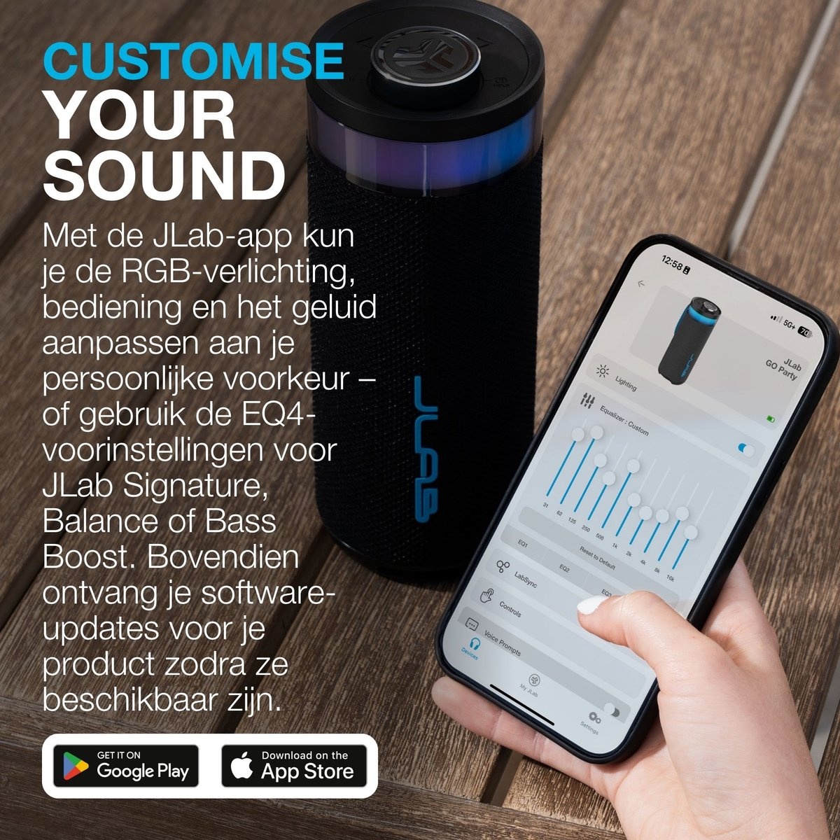 JLab Go Party Zwart - Draadloze speaker