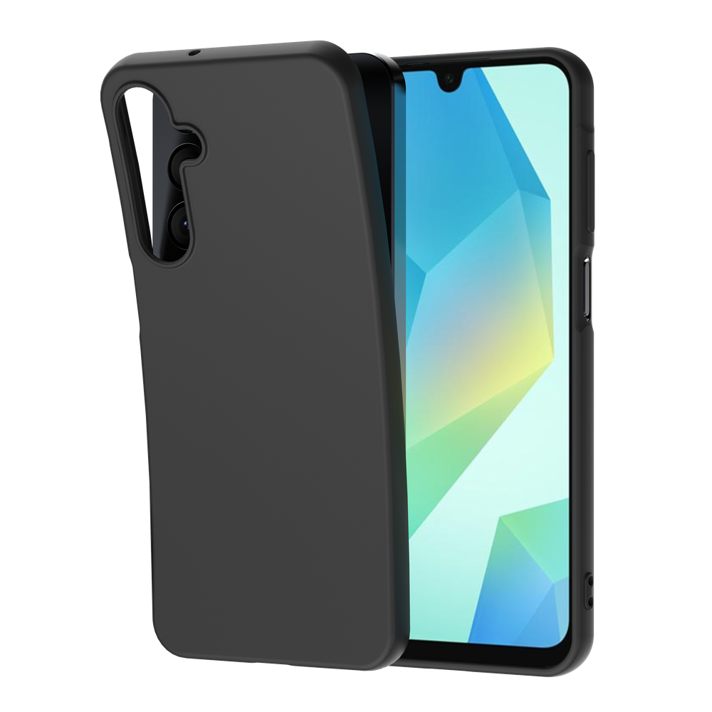 Just in Case Samsung Galaxy A16 Zero Soft TPU Case Zwart - Telefoonhoesje