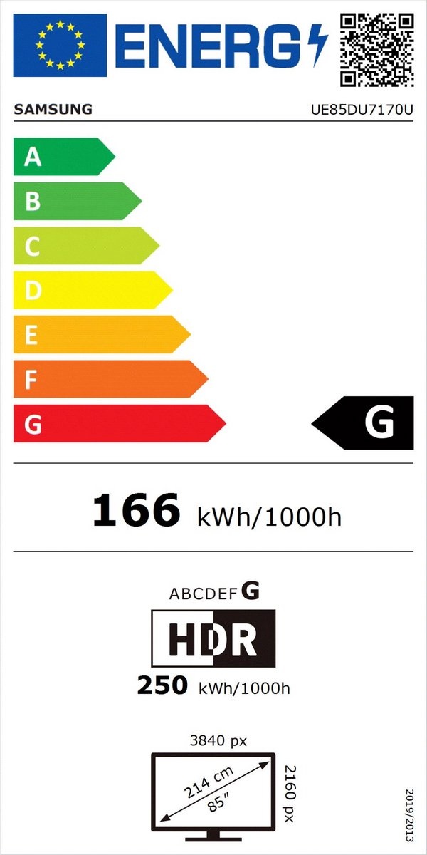 Samsung Crystal UHD 85DU7170 (2024) - LED TV