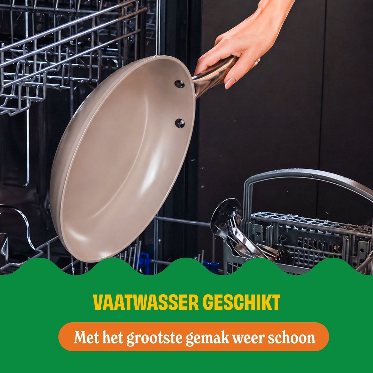 Cook & Pan Taupe of Mind Hapjespan 24 cm